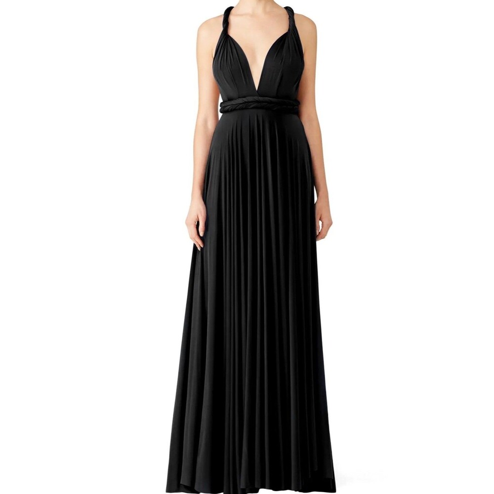 Two Birds Classic Ballgown in Black Size: B